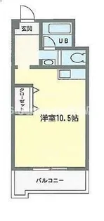 1Rの間取り画像