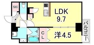 兵庫県尼崎市南武庫之荘1丁目【マンション】の間取り