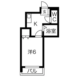 フルール・ド・高宮【4階】の間取り