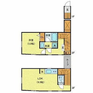 プライベートプレイス広尾の間取り