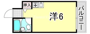 兵庫県尼崎市南塚口町6丁目【アパート】の間取り