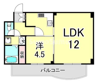 エルジャン芦屋【2階】の間取り