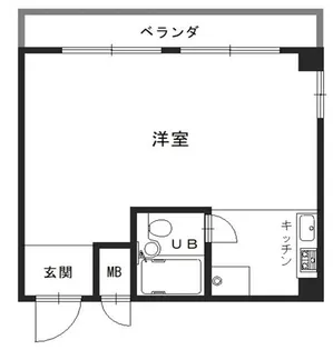 元町レジデンス【4階】の間取り