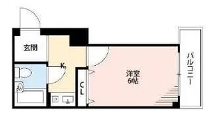 フルール新在家【3階】の間取り