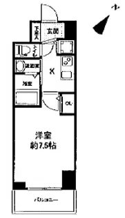 兵庫県神戸市中央区海岸通4丁目【マンション】の間取り