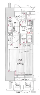 大阪府大阪市浪速区大国1丁目【マンション】の間取り