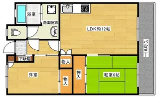 レジデンス安戸【2階】の間取り