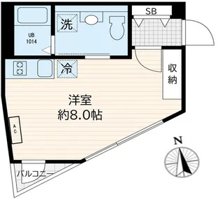 トリエールEBISU【2階】の間取り