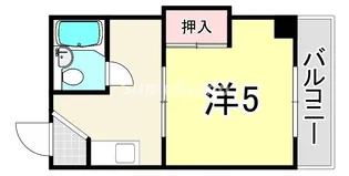 兵庫県尼崎市武庫之荘2丁目【マンション】の間取り