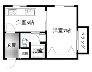 ソレイユパレス【1階】の間取り