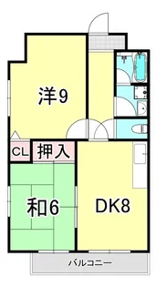 カーサ御影山手【3階】の間取り