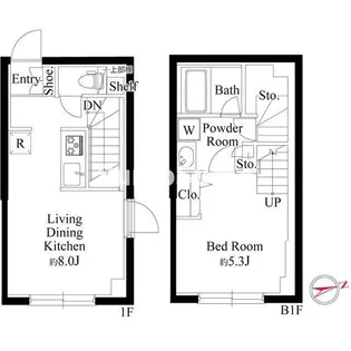 ラ・ペルラ下北沢の間取り