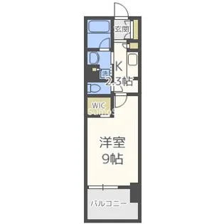 大阪府大阪市西区西本町2丁目【マンション】の間取り