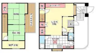 兵庫県神戸市長田区長者町【一戸建】の間取り