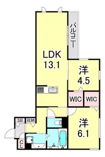 ルーチェ【1階】の間取り