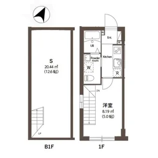 ドムス・スタイル目黒不動前の間取り