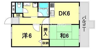兵庫県神戸市東灘区本山南町2丁目【マンション】の間取り