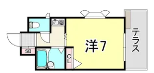 メゾン・ド・マキ【1階】の間取り