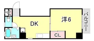 サイコート兵庫【6階】の間取り