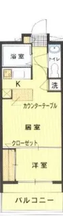 エステートモア・天神サクセス【15階】の間取り