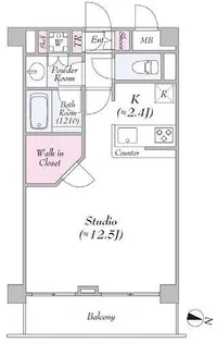 グラーサ上用賀【4階】の間取り