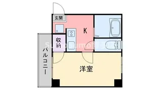 サンマルク藤崎【4階】の間取り