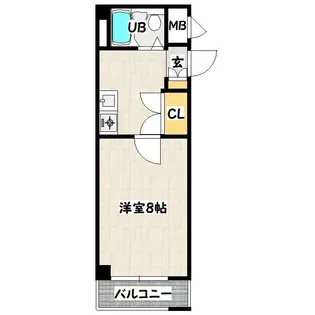 サニーサイド【3階】の間取り