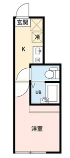 アイコート代々木【1階】の間取り
