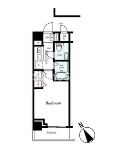 メゾン・ド・ヴィレ恵比寿【7階】の間取り