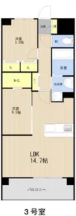 LEGEND東比恵【2階】の間取り