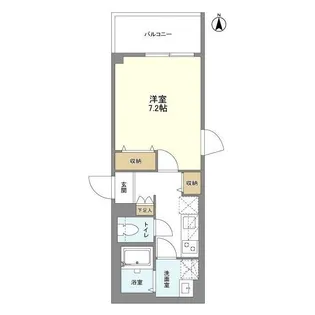 ウェルスクエア笹塚Ⅱ【4階】の間取り