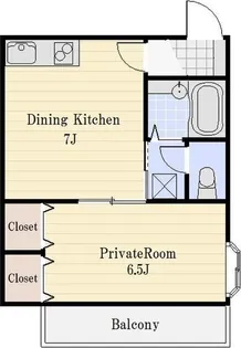いとやハイツ【2階】の間取り