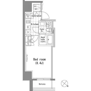 パークハビオ青山【9階】の間取り