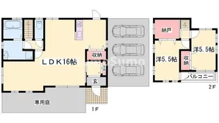 兵庫県神戸市西区岩岡町岩岡【一戸建】の間取り