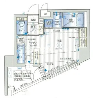 アスヴェル心斎橋東ステーションフロント【10階】の間取り