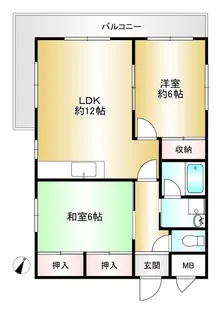 グリーンハイツキシモト【2階】の間取り