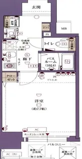 大阪府大阪市中央区内本町2丁目【マンション】の間取り
