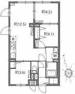 3LDKの間取り画像