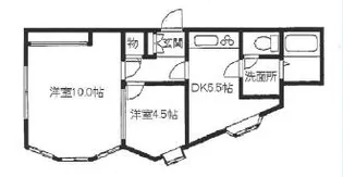 ホルム夙川【1階】の間取り
