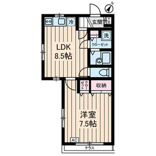 N・Kハイム【1階】の間取り