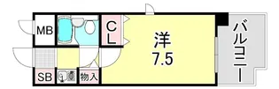 兵庫県神戸市兵庫区西橘通1丁目【マンション】の間取り