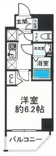 大阪府大阪市西区北堀江4丁目【マンション】の間取り