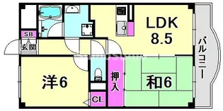 ルミエール【3階】の間取り