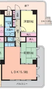 サウスビラITO【2階】の間取り