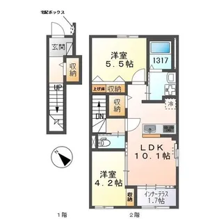 エッグプラントの間取り