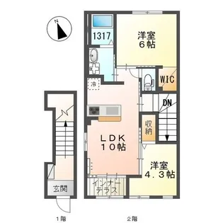 ルミナスピュア神戸の間取り