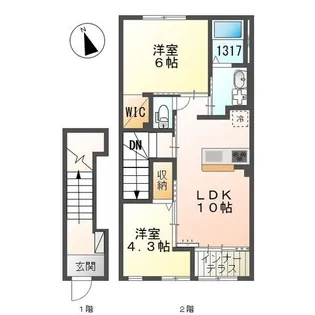 ルミナスピュア神戸の間取り