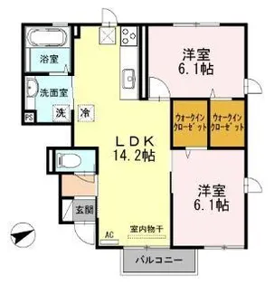 ステラコートⅡ【1階】の間取り