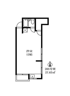 メールメゾン・シマ【2階】の間取り