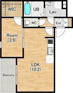 ジーメゾン大久保アスピダ【3階】の間取り